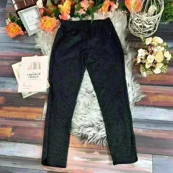 Metaphor Black Sparkly Joggers with functional Zip-Up Pockets,L - Picture 1 of 8